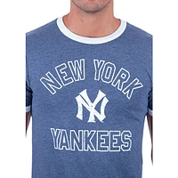 Playera Manga Corta New York Yankees MLB Fangear Azul