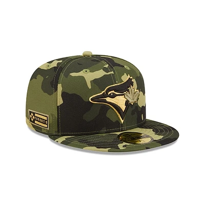 Toronto Blue Jays MLB Armed Forces Day 2022 59FIFTY Cerrada