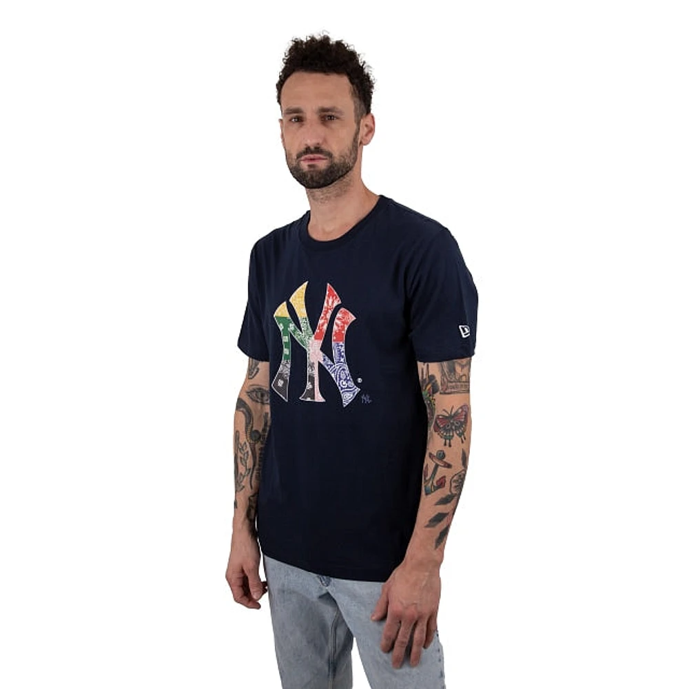 Playera Manga Corta New York Yankees Patchwork