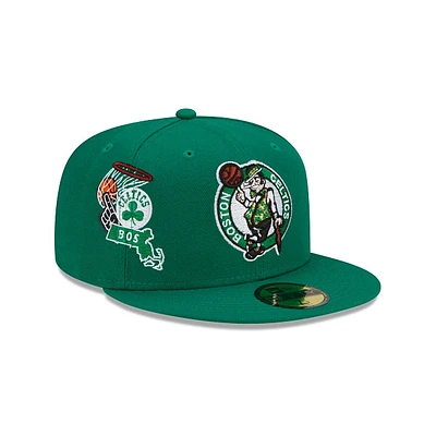 Boston Celtics NBA Fan Out 59FIFTY Cerrada