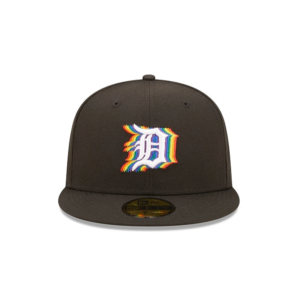 Detroit Tigers MLB Prismatic 59FIFTY Cerrada