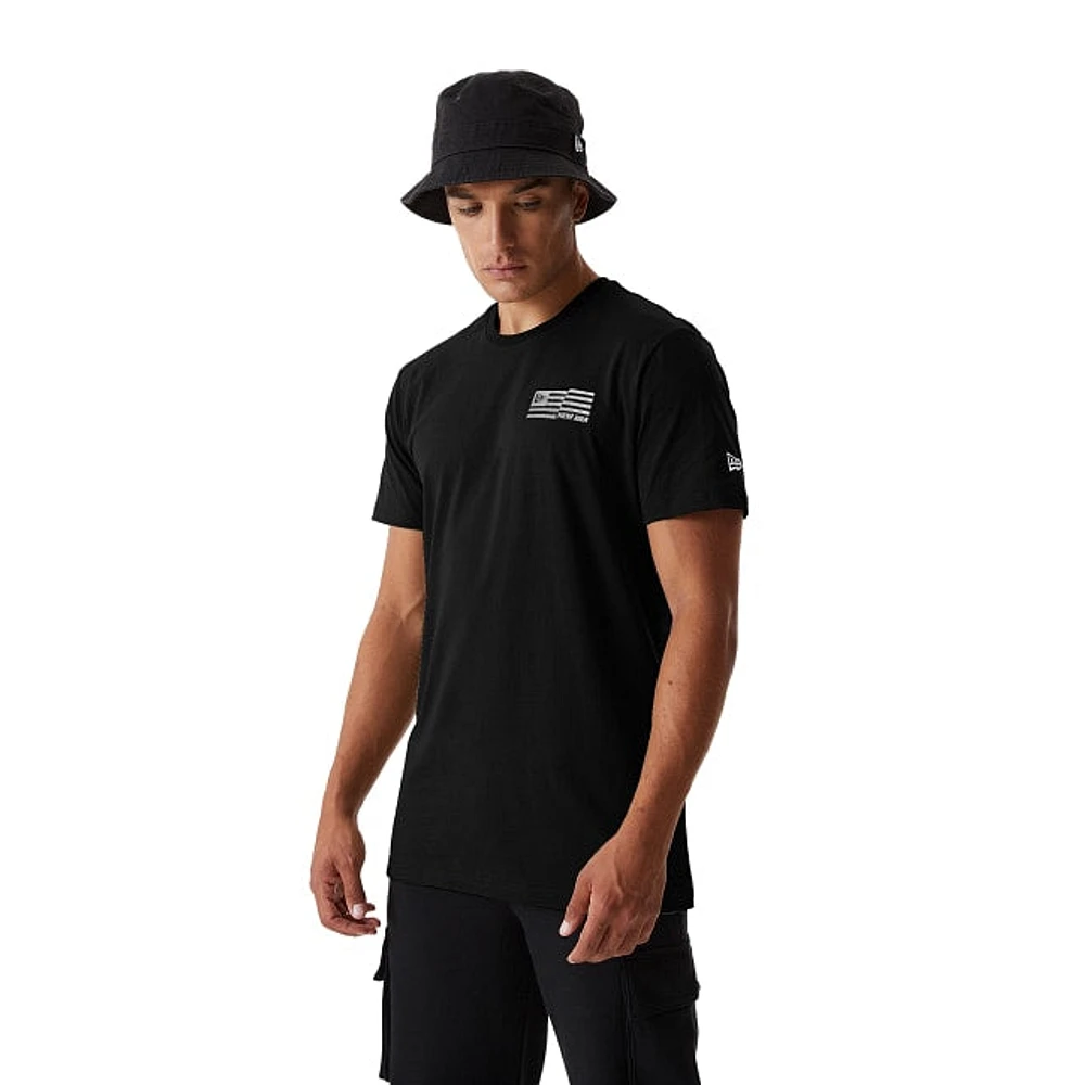 Playera Manga Corta  New Era Outdoor Utility Negra