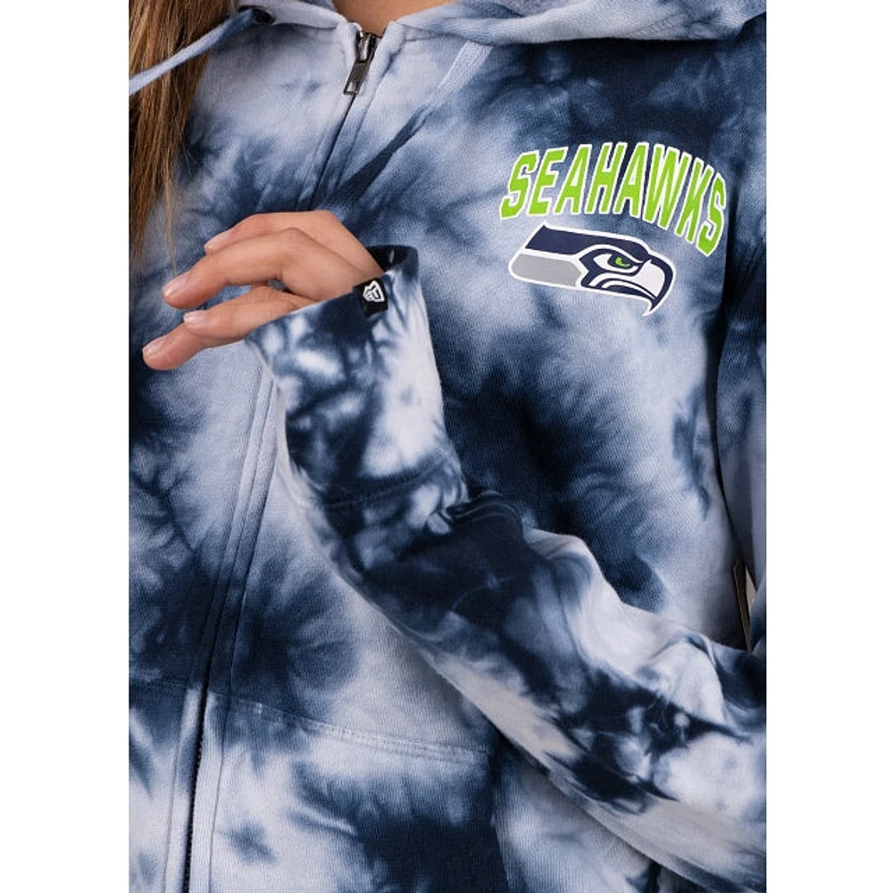 Sudadera Seattle Seahawks NFL Tie Dye para Mujer