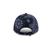 New York Yankees Paisley Print 9FORTY Strapback Navy