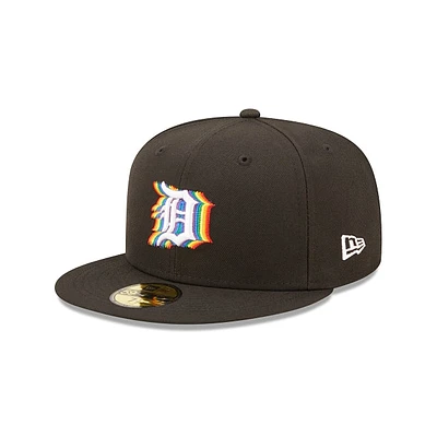 Detroit Tigers MLB Prismatic 59FIFTY Cerrada