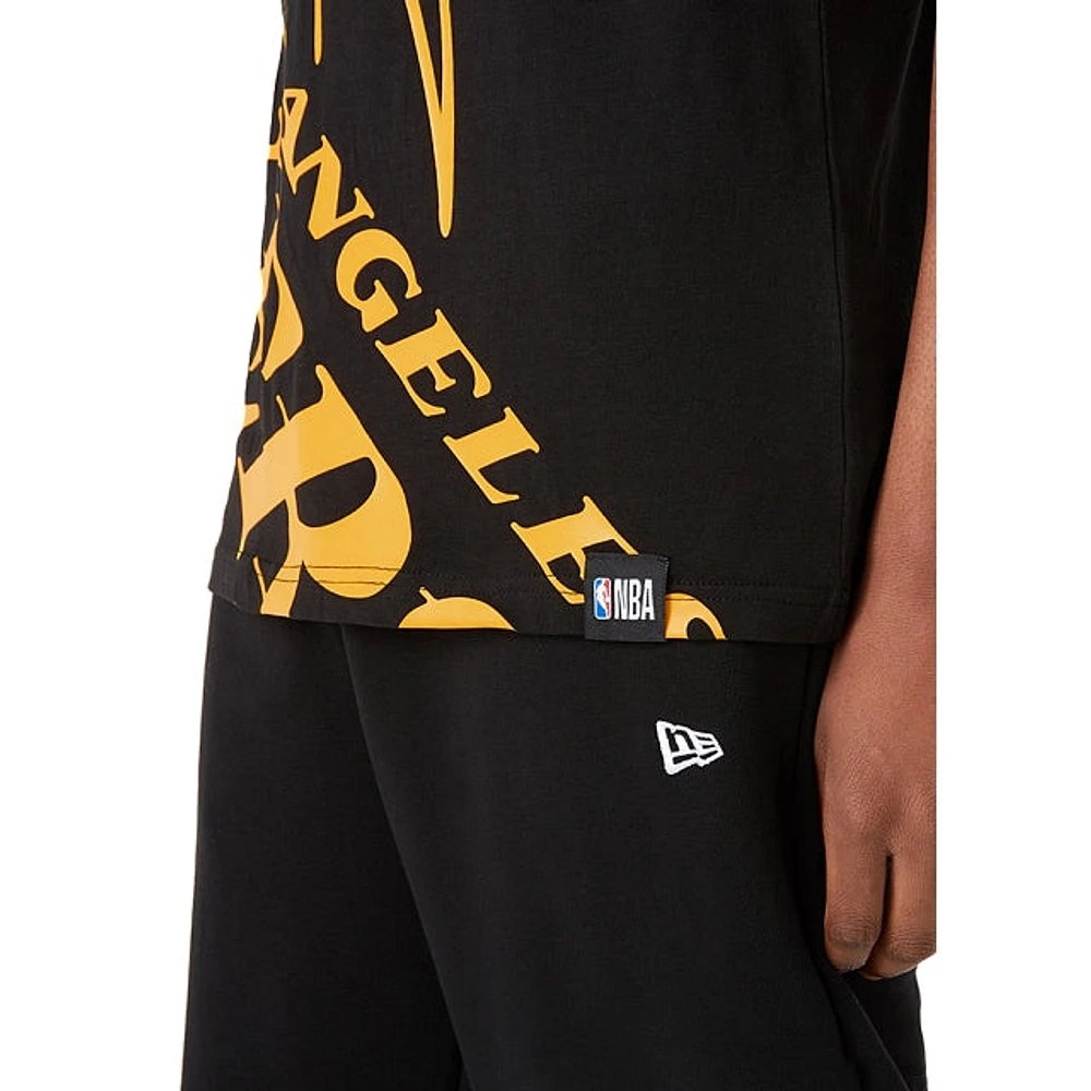 Playera Manga Corta Los Angeles Lakers NBA Enlarged Logo