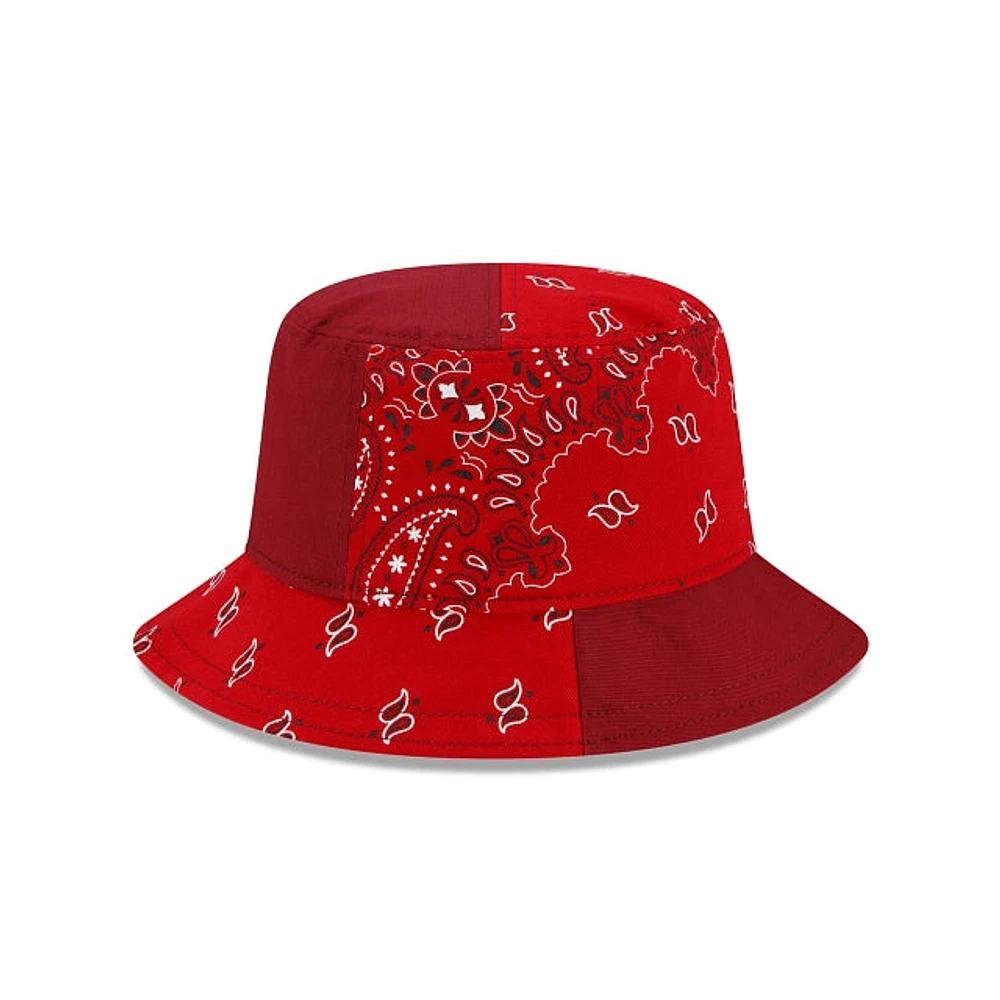 Bucket New Era Patchwork Roja