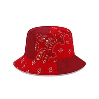 Bucket New Era Patchwork Roja