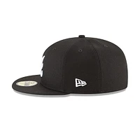 Atlanta Braves Black & Wihte 59FIFTY Cerrada