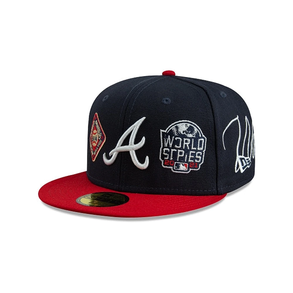 Atlanta Braves MLB Historic Champs 59FIFTY Cerrada