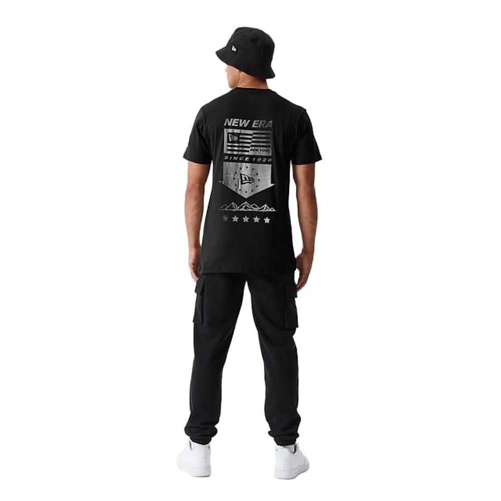 Playera Manga Corta  New Era Outdoor Utility Negra