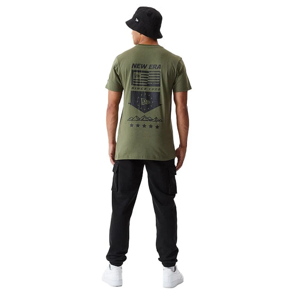 Playera Manga Corta  New Era Outdoor Utility Verde