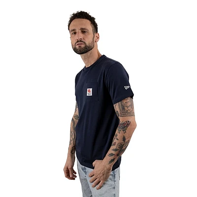 Playera Manga Corta New Era Pocket Navy