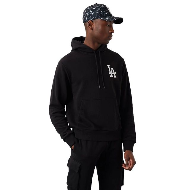 sudadera New Era Infill Team Logo Hoody MLB Los Angeles Dodgers - Light  Grey Heather/Multi Camo - men´s 