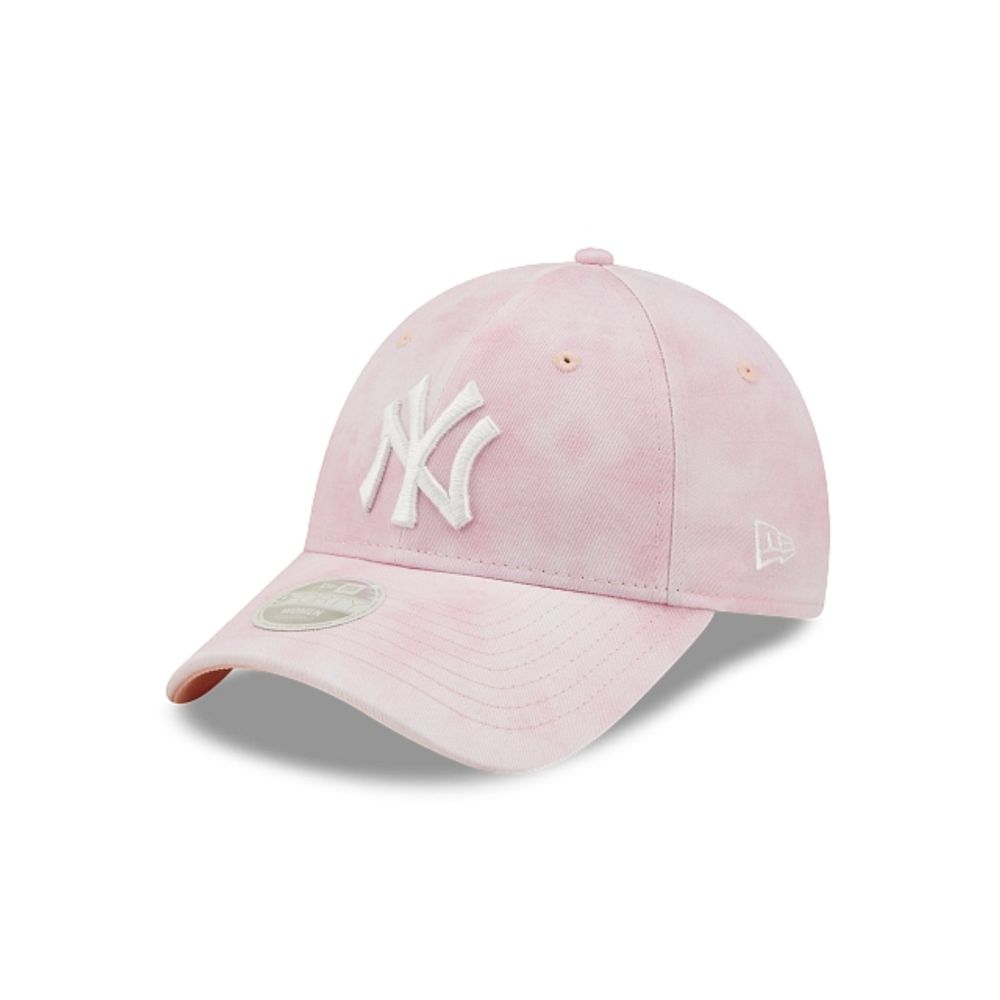 Gorra de béisbol rosa 940 de New Era de los NY Yankees para mujer