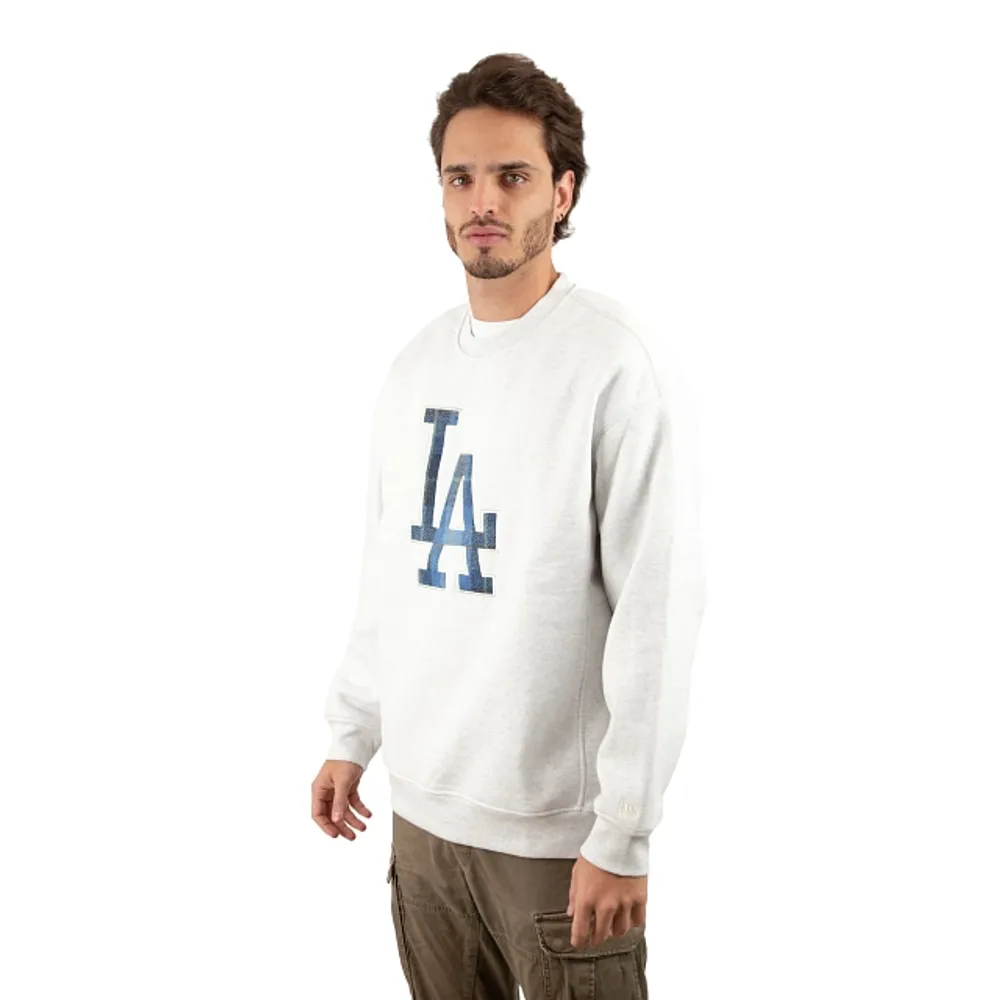 New era Sudadera LA Dodgers Crew Neck Gris