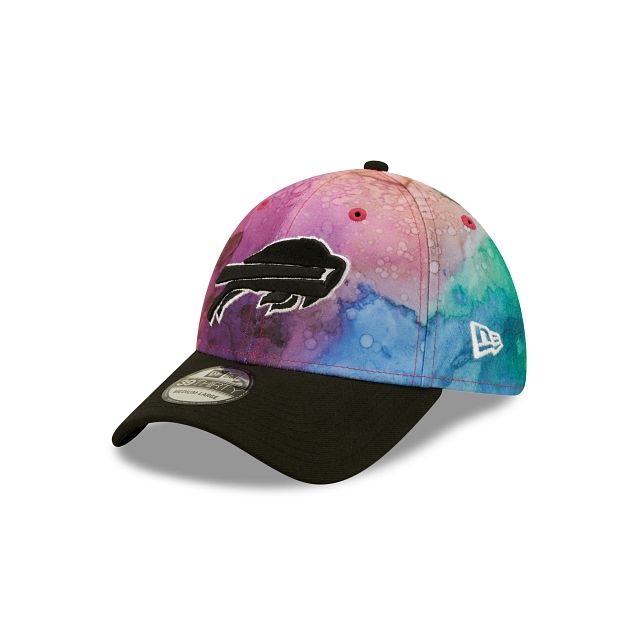 Buffalo Bills New Era Tie Dye 2020 NFL Crucial Catch 39THIRTY Flex Hat