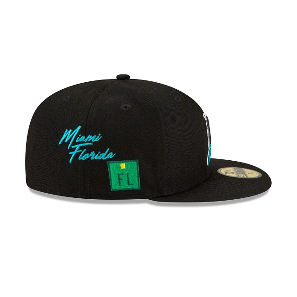 New Era 59FIFTY MLB Florida Marlins City Transit Fitted Hat 7 1/2