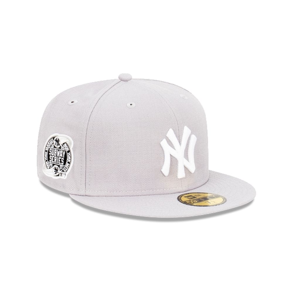 Swarovski Crystal Red NY Yankees Subway Series Patch New Era Fitted 8