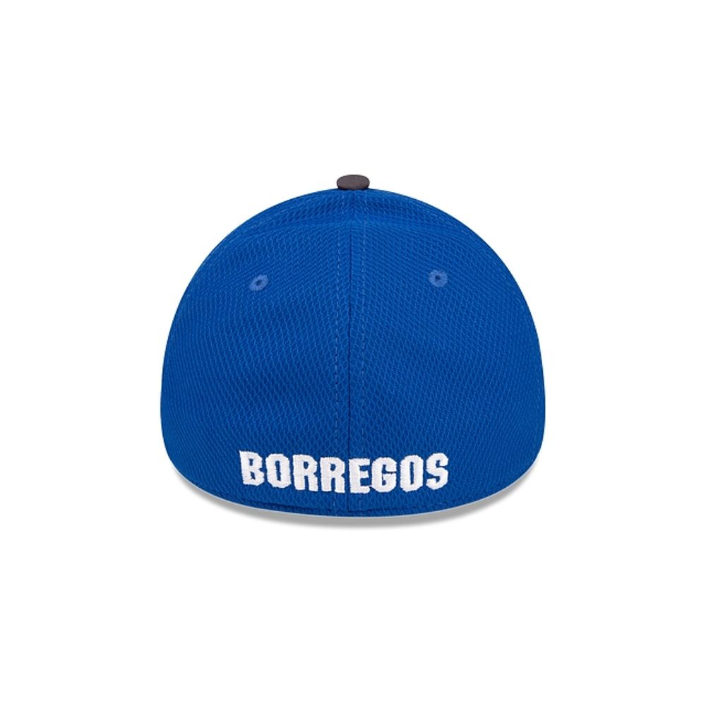 Gorra Logo BORREGOS TEC 59Fifty New Era Azul y Blanco