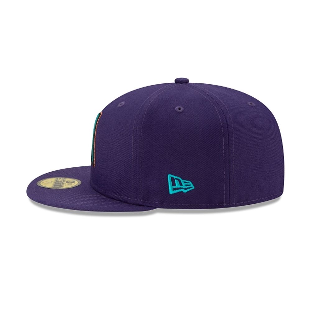 Arizona Diamondbacks New Era Cooperstown Collection Turn Back The Clock  20th Anniversary 59FIFTY Fitted Hat - Purple