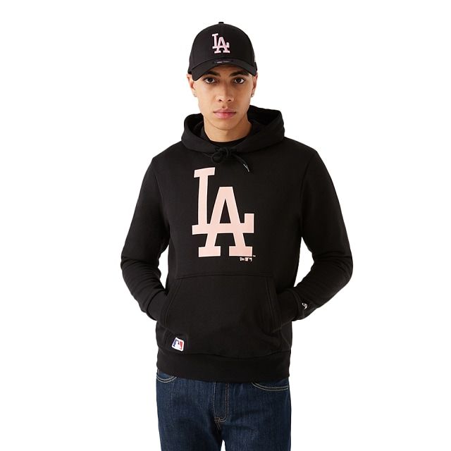 New Era Sudadera Los Angeles Dodgers Colour Pack Fleece Gris