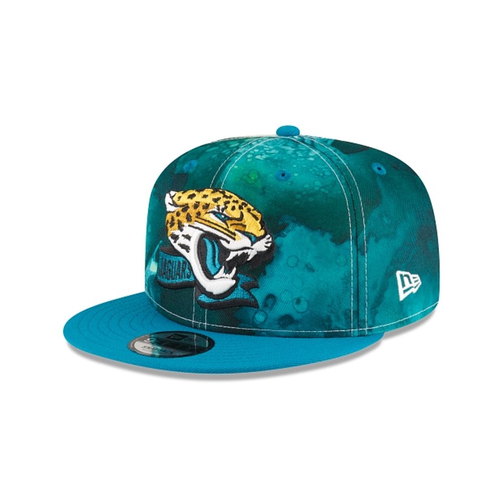 Jacksonville Jaguars New Era 2022 Sideline 9FIFTY Ink Dye Snapback Hat -  Teal