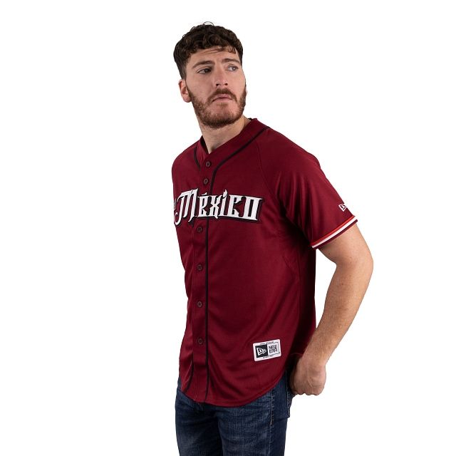 New Era Diablos Rojos Del México LMB Away Jersey Small