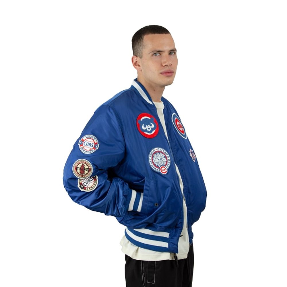 New Era X Alpha Industries CHI Cubs Bomber Jacket 'Blue, 13026001