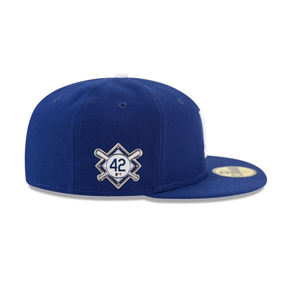 New Era Gorra Los Angeles Dodgers Jackie Robinson MLB 59Fifty Cerrada  Hombre : : Ropa, Zapatos y Accesorios