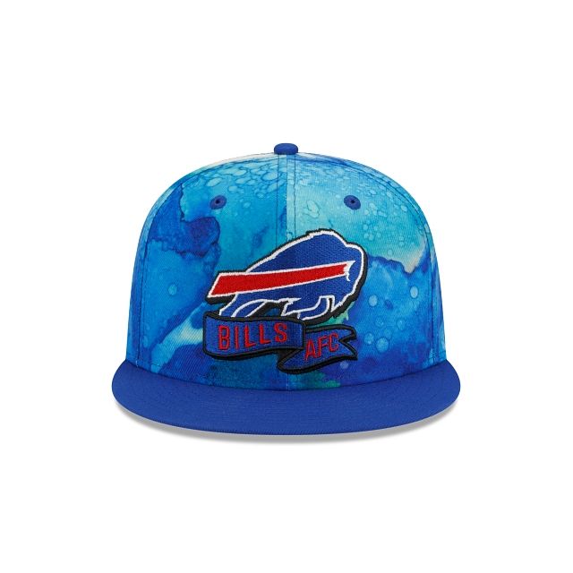 New Era Buffalo Bills Royal Ink Dye Tonal 2022 Sideline 9FIFTY