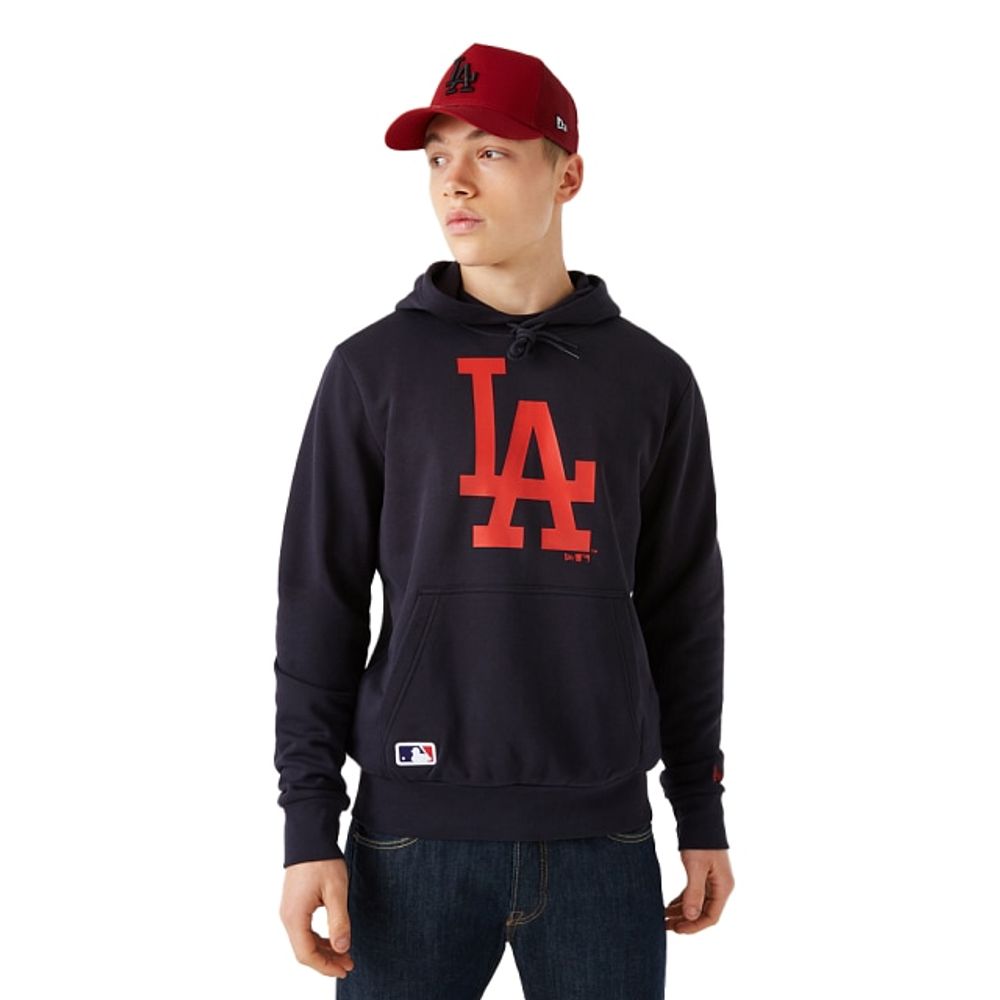 New Era Sudadera Los Angeles Dodgers Colour Pack Fleece Negra