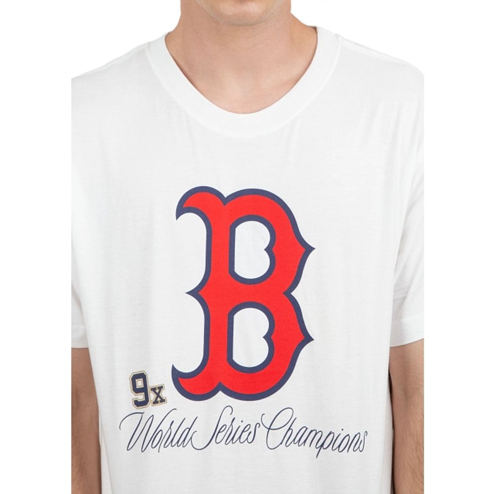 CAMISETA HISTORIC CHAMPS DE BOSTON RED SOX PARA HOMBRE - BLANCO