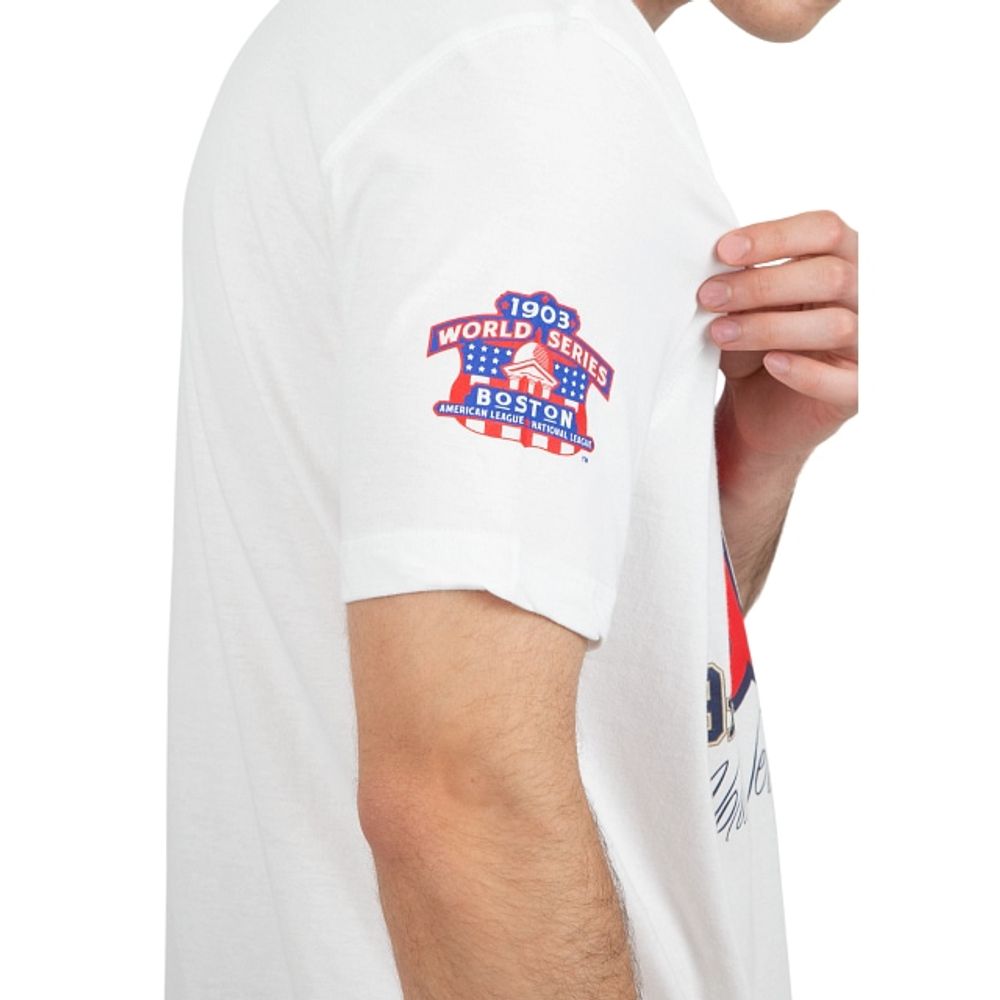 CAMISETA HISTORIC CHAMPS DE BOSTON RED SOX PARA HOMBRE - BLANCO