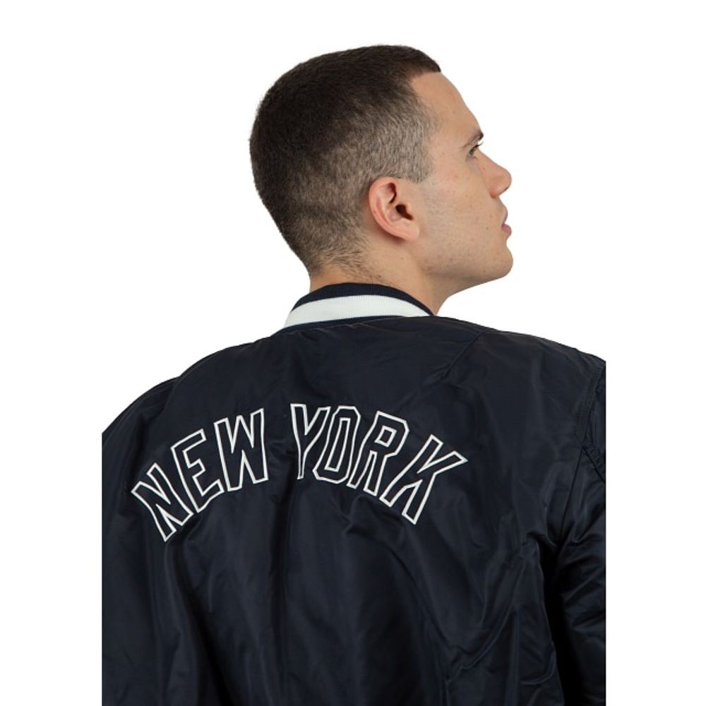 CHAQUETA BOMBER REVERSIBLE ALPHA INDUSTRIES PARA HOMBRE DE LOS NEW YORK  YANKEES