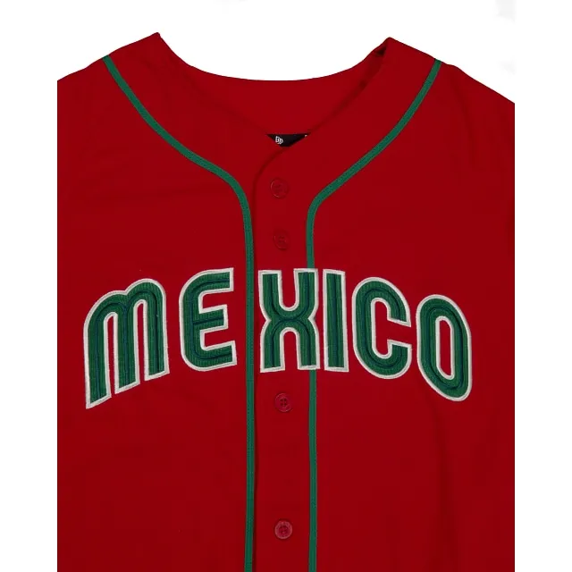 New Era Jersey de Diablos Rojos del México Retro Negro