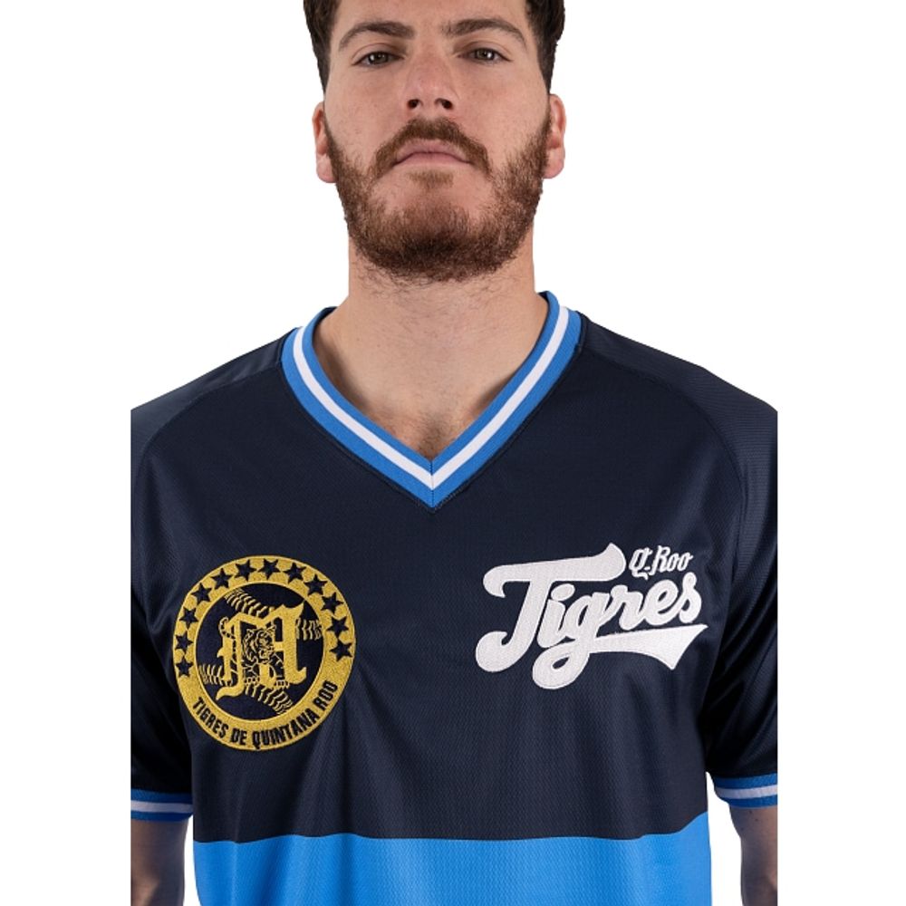 Jersey para Béisbol New Era Home Tigres LMB de Hombre