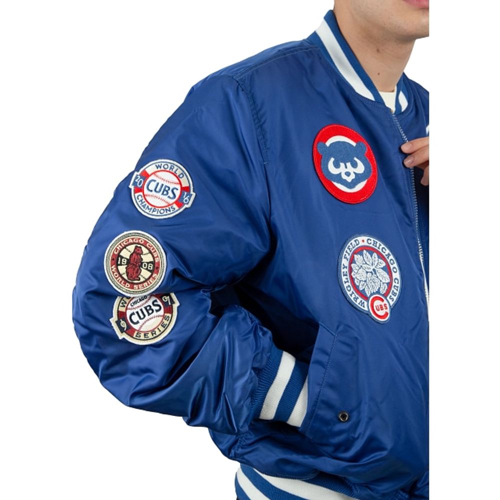 New Era X Alpha Industries CHI Cubs Bomber Jacket 'Blue, 13026001