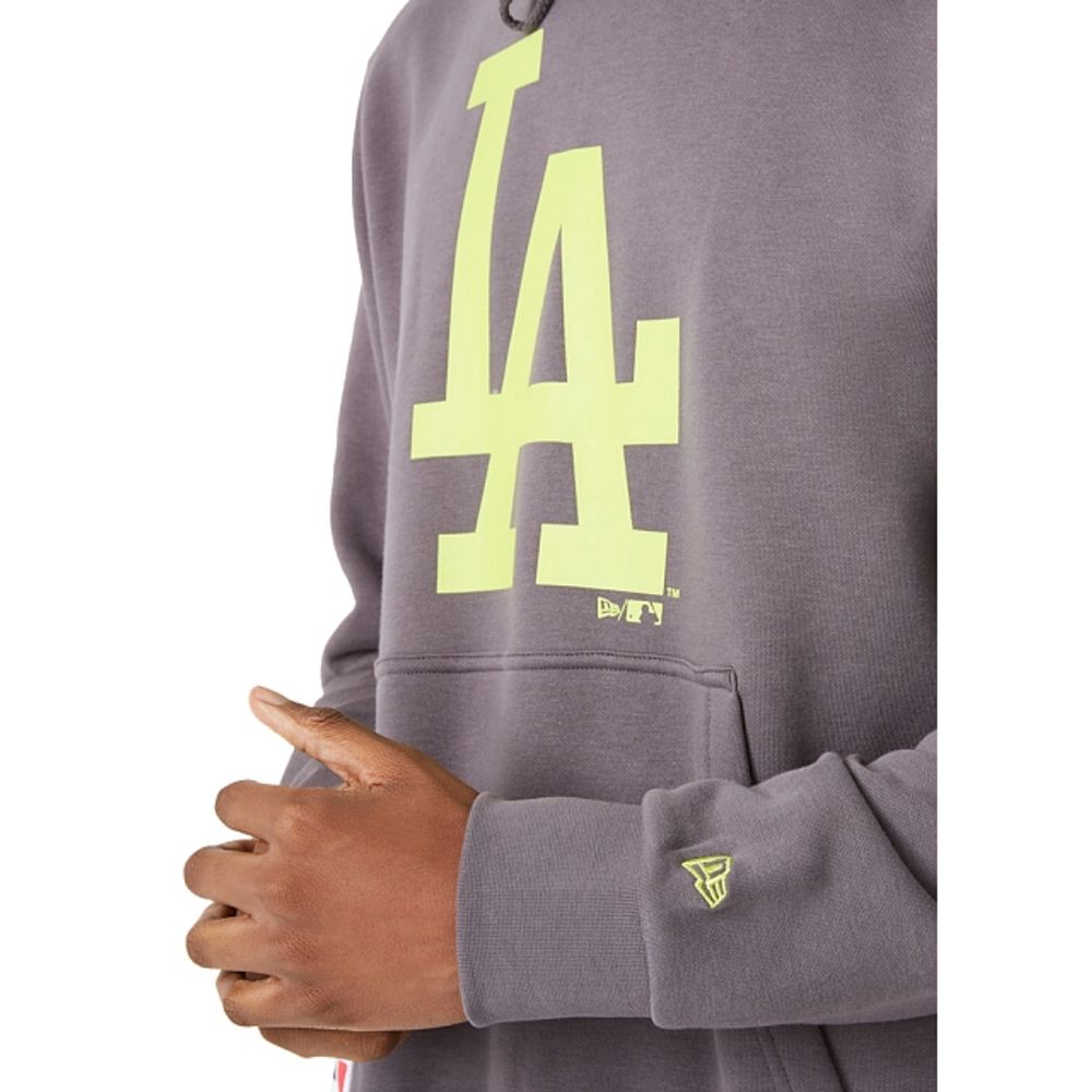 New Era Sudadera Los Angeles Dodgers Colour Pack Fleece Negra