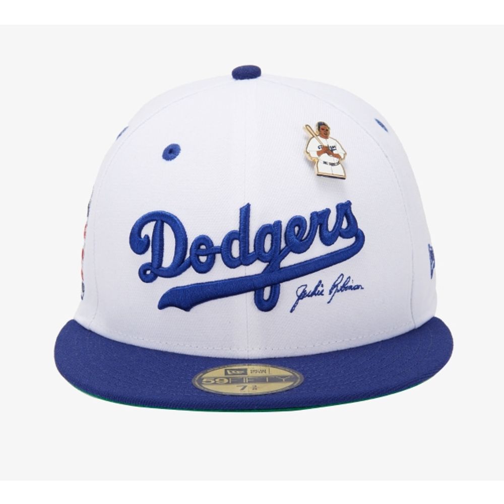 New Era Gorra Los Angeles Dodgers Jackie Robinson MLB 59Fifty Cerrada  Hombre : : Ropa, Zapatos y Accesorios