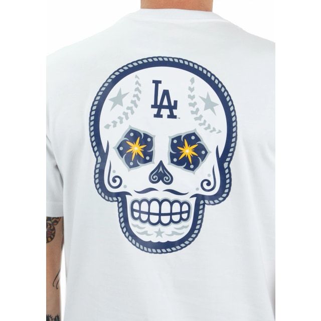 Áo Thể Thao Hè - Áo Thun Nam Nữ New Era MLB Sugar Skull LA, New York