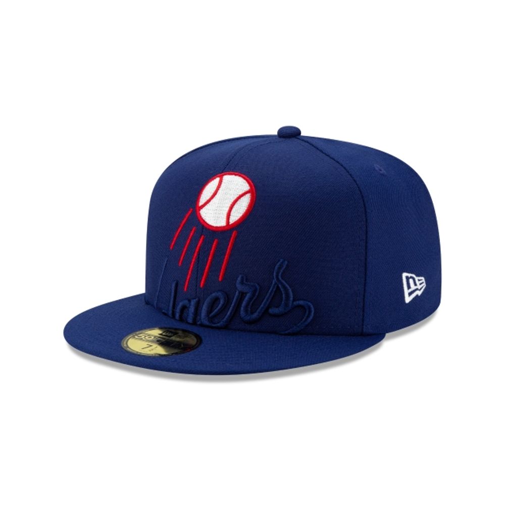 New Era Gorra Los Angeles Dodgers Classic Roja MLB 59Fifty Cerrada