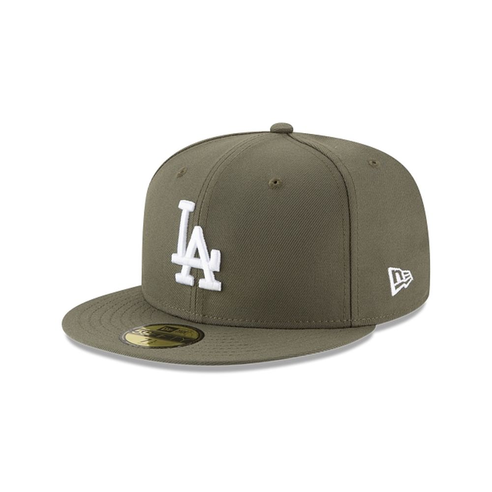 New Era Gorra Los Angeles Dodgers Classic Roja MLB 59Fifty Cerrada