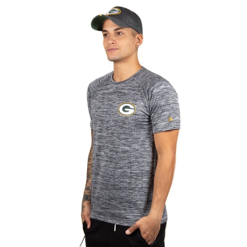 New Era Green Bay Packers NFL Established Number Mesh tee Green T-Shirt :  : Deportes y aire libre
