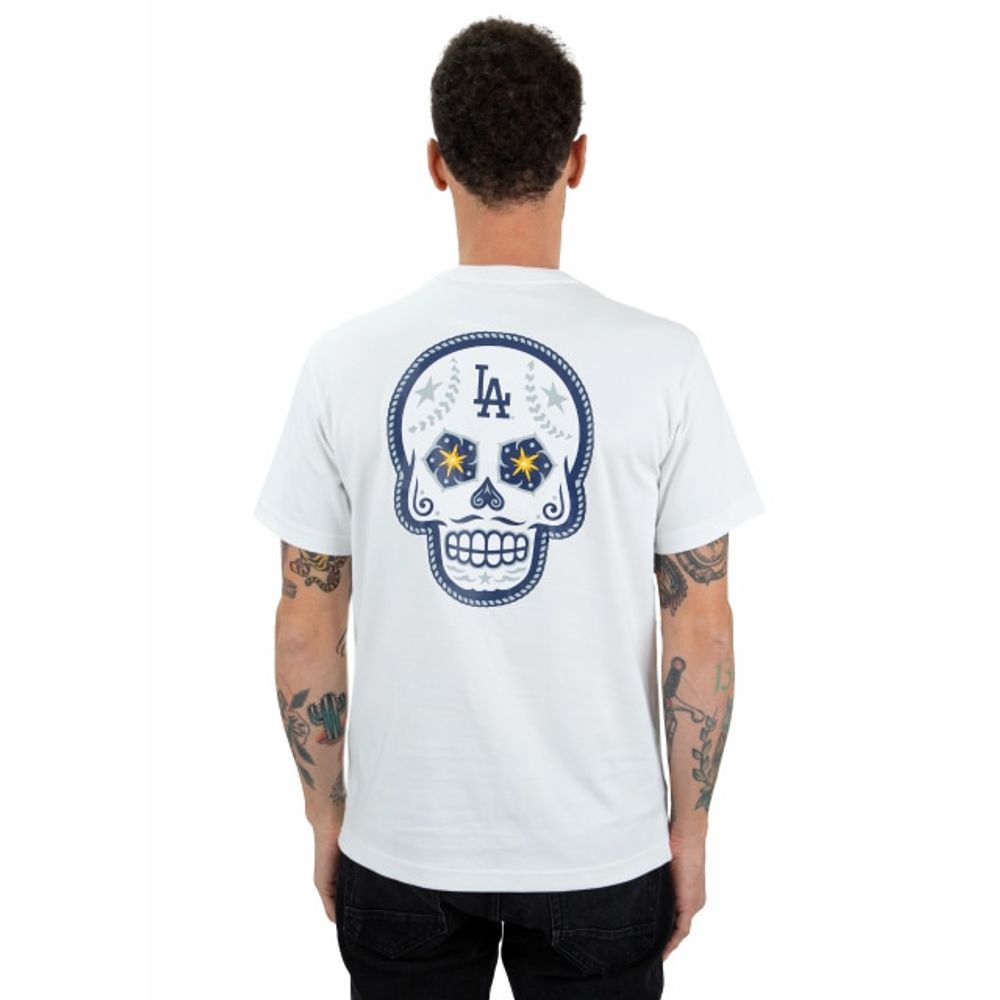 New Era Los Angeles Dodgers Men's Black Sugar Skull T-Shirt 21 Blk / L