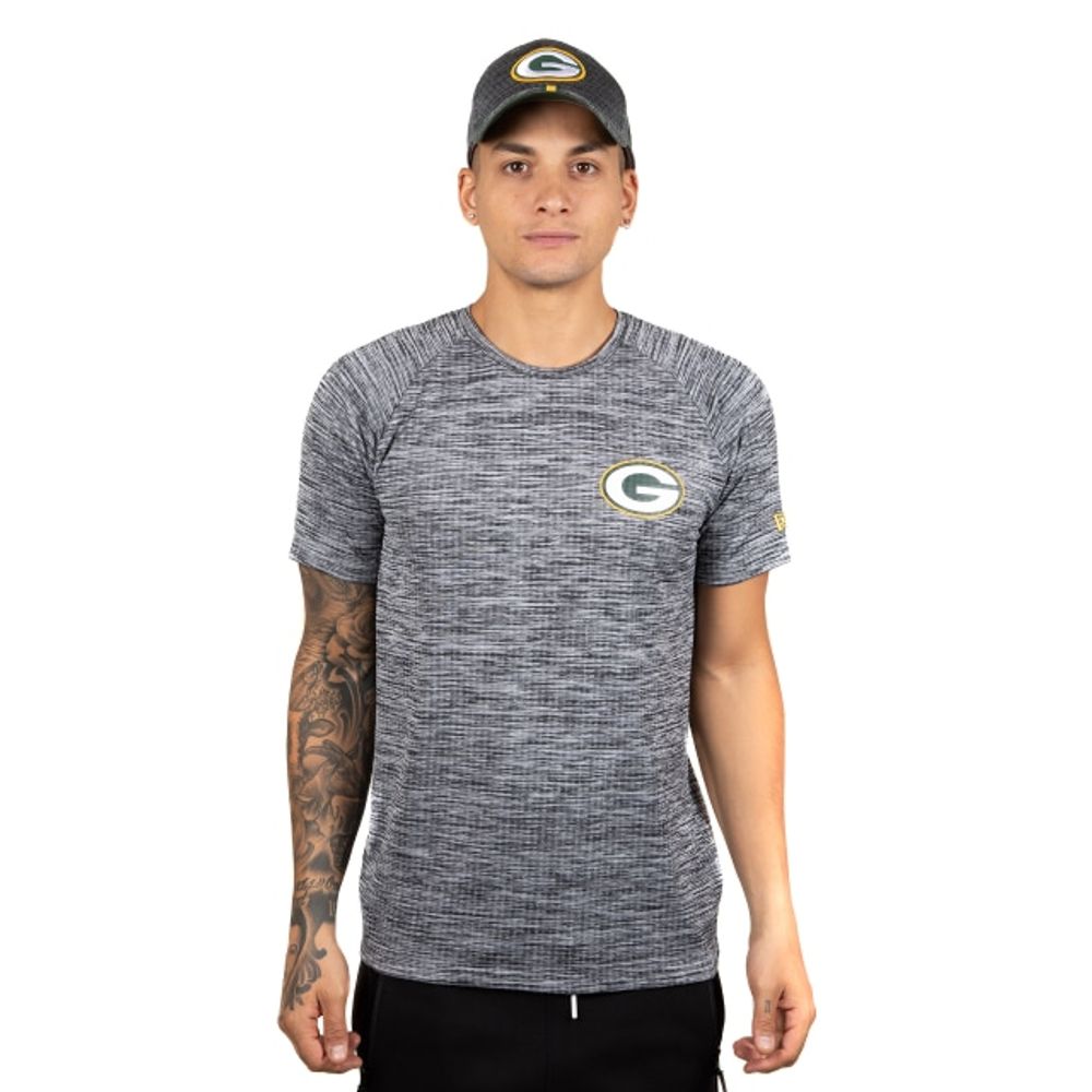 New Era Green Bay Packers NFL Established Number Mesh tee Green T-Shirt :  : Deportes y aire libre