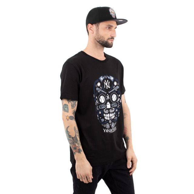 Áo Thể Thao Hè - Áo Thun Nam Nữ New Era MLB Sugar Skull LA, New York