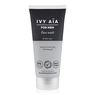 Nettoyant visage pour hommes IVY AÏA, 200 ml
