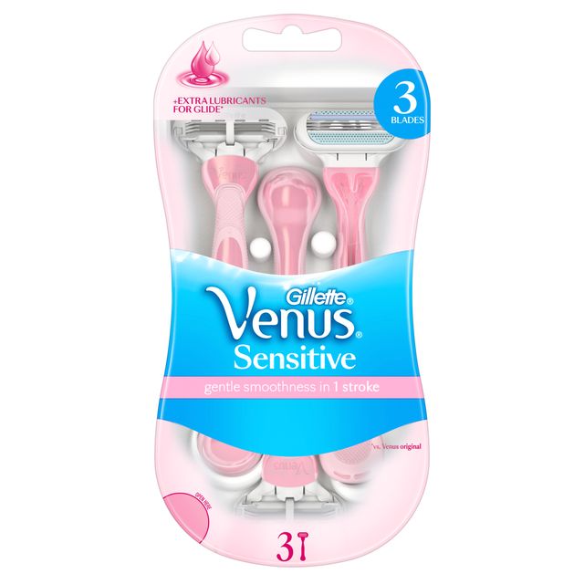 Rasoir Gilette Venus Sensitive, paquet de 3