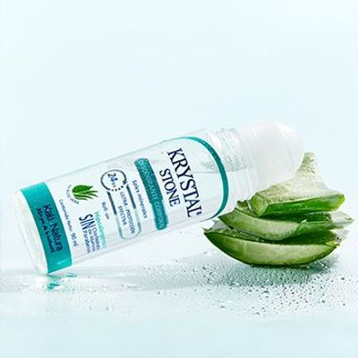 Desodorante Krystal Stone aloe vera roll on 90 ml